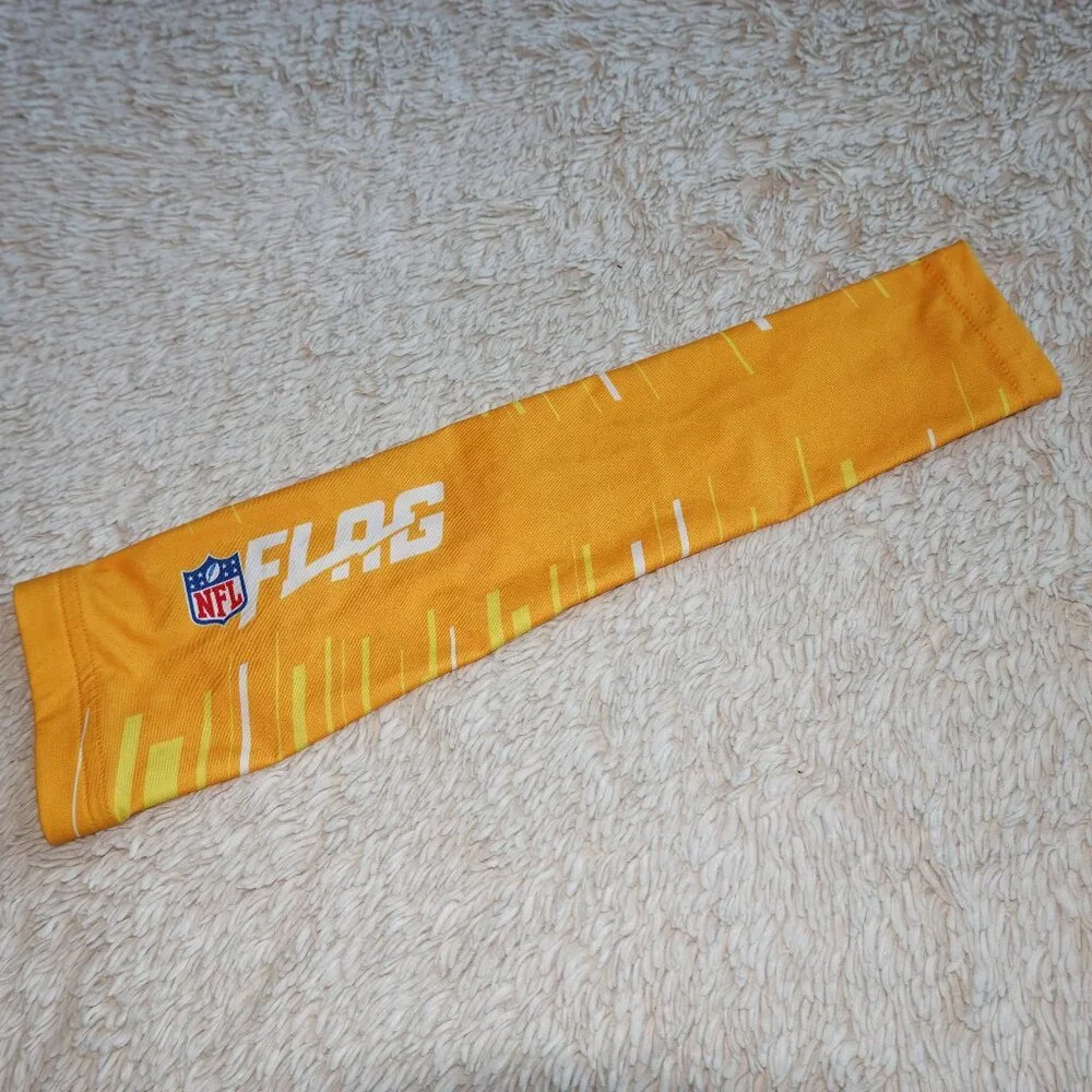 Youth Large/XL NFL Flag Football Gold Arm Compression Sleeve, NWOT